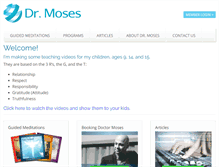 Tablet Screenshot of doctormoses.com